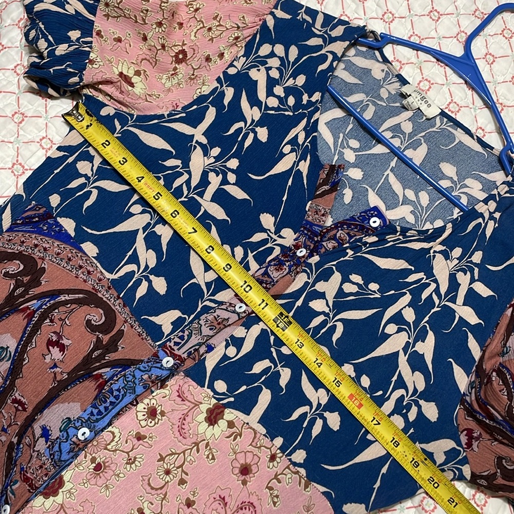 Umgee bohemian patchwork, statement, sleeves, asy… - image 6